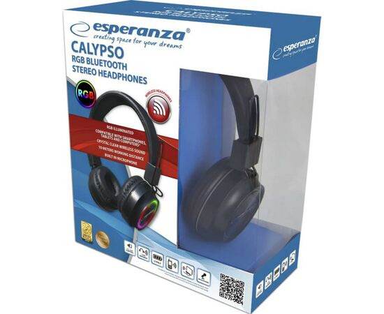 Навушники Esperanza RGB Calypso (EH219), зображення 6 Навушники Esperanza RGB Calypso (EH219), зображення 6