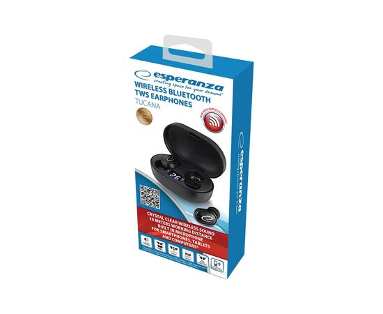 Навушники Esperanza Earphones Tucana (EH226K), зображення 6 Навушники Esperanza Earphones Tucana (EH226K), зображення 6