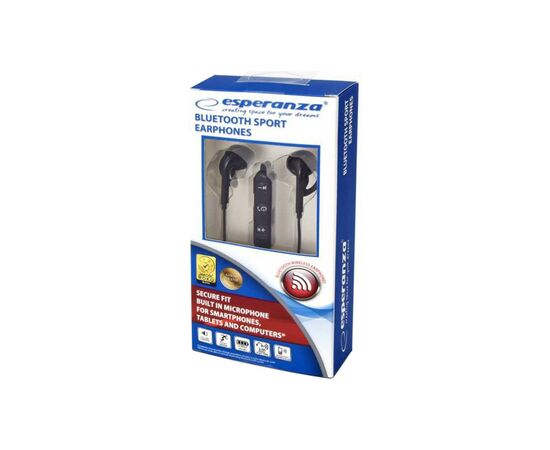 Наушники Esperanza Sport Black (EH187K), изображение 2 Наушники Esperanza Sport Black (EH187K), изображение 2