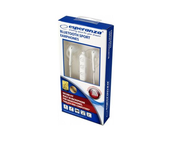 Наушники Esperanza Sport White (EH187W), изображение 2 Наушники Esperanza Sport White (EH187W), изображение 2