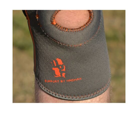 Фиксатор колена MadMax MFA-297 Knee Support with Patella Stabilizer Dark Grey/Orange M (MFA-297_M), изображение 8 Фиксатор колена MadMax MFA-297 Knee Support with Patella Stabilizer Dark Grey/Orange M (MFA-297_M), изображение 8