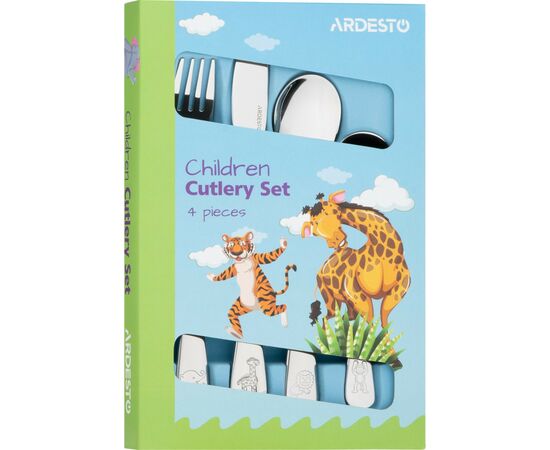 Набор столовых приборов Ardesto Animals 4 предмета (AR0704AS), изображение 7 Набор столовых приборов Ardesto Animals 4 предмета (AR0704AS), изображение 7