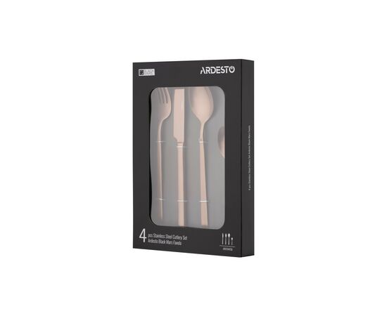 Набор столовых приборов Ardesto Black Mars Favola 4 предмета Мідний (AR0704FSC), изображение 10 Набор столовых приборов Ardesto Black Mars Favola 4 предмета Мідний (AR0704FSC), изображение 10