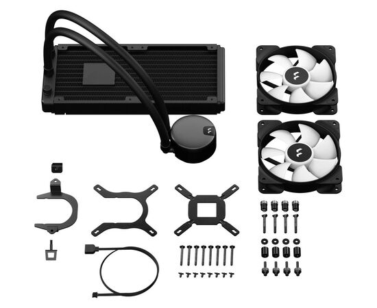 Система водяного охлаждения Fractal Design Lumen S24 RGB v2 (FD-W-L1-S2412), изображение 6 Система водяного охлаждения Fractal Design Lumen S24 RGB v2 (FD-W-L1-S2412), изображение 6