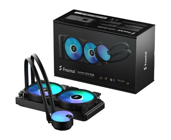 Система водяного охлаждения Fractal Design Lumen S24 RGB v2 (FD-W-L1-S2412), изображение 7 Система водяного охлаждения Fractal Design Lumen S24 RGB v2 (FD-W-L1-S2412), изображение 7