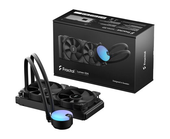 Система водяного охлаждения Fractal Design Lumen S24 v2 (FD-W-L1-S2411), изображение 7 Система водяного охлаждения Fractal Design Lumen S24 v2 (FD-W-L1-S2411), изображение 7