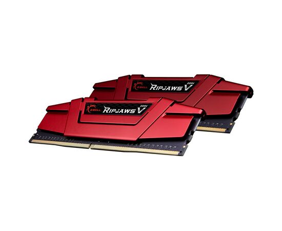 Модуль памяти для компьютера DDR4 16GB (2x8GB) 2666 MHz Ripjaws V Red G.Skill (F4-2666C19D-16GVR), изображение 2 Модуль памяти для компьютера DDR4 16GB (2x8GB) 2666 MHz Ripjaws V Red G.Skill (F4-2666C19D-16GVR), изображение 2