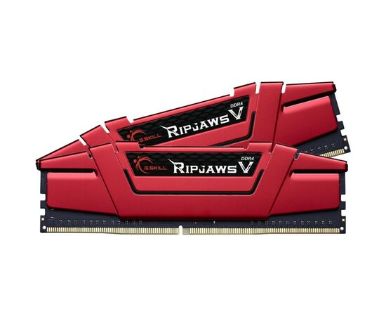 Модуль памяти для компьютера DDR4 16GB (2x8GB) 2666 MHz Ripjaws V Red G.Skill (F4-2666C19D-16GVR), изображение 3 Модуль памяти для компьютера DDR4 16GB (2x8GB) 2666 MHz Ripjaws V Red G.Skill (F4-2666C19D-16GVR), изображение 3
