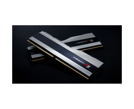 Модуль памяти для компьютера DDR5 32GB (2x16GB) 7600 MHz Trident Z5 RGB Silver G.Skill (F5-7600J3646G16GX2-TZ5RS), изображение 5 Модуль памяти для компьютера DDR5 32GB (2x16GB) 7600 MHz Trident Z5 RGB Silver G.Skill (F5-7600J3646G16GX2-TZ5RS), изображение 5