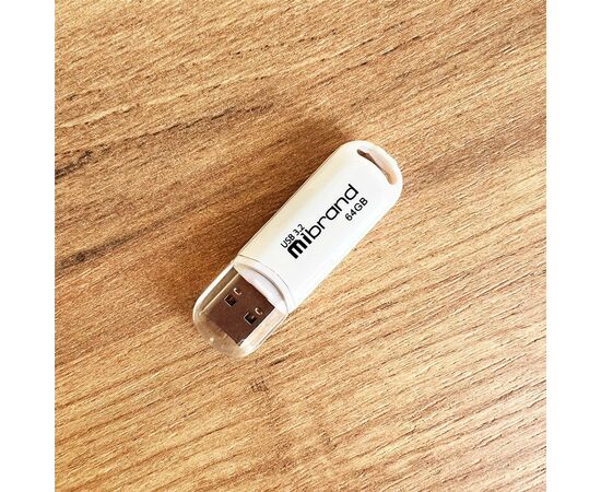 USB флеш накопитель Mibrand 64GB Marten White USB 3.2 (MI3.2/MA64P10W), изображение 2 USB флеш накопитель Mibrand 64GB Marten White USB 3.2 (MI3.2/MA64P10W), изображение 2