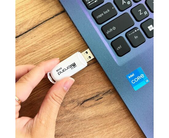 USB флеш накопитель Mibrand 64GB Marten White USB 3.2 (MI3.2/MA64P10W), изображение 3 USB флеш накопитель Mibrand 64GB Marten White USB 3.2 (MI3.2/MA64P10W), изображение 3