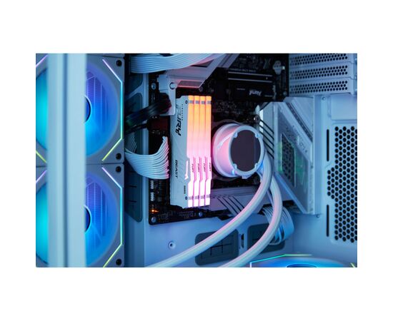 Модуль памяти для компьютера DDR5 64GB (2x32GB) 5600 MHz Beast White RGB Kingston Fury (ex.HyperX) (KF556C36BWEAK2-64), изображение 6 Модуль памяти для компьютера DDR5 64GB (2x32GB) 5600 MHz Beast White RGB Kingston Fury (ex.HyperX) (KF556C36BWEAK2-64), изображение 6