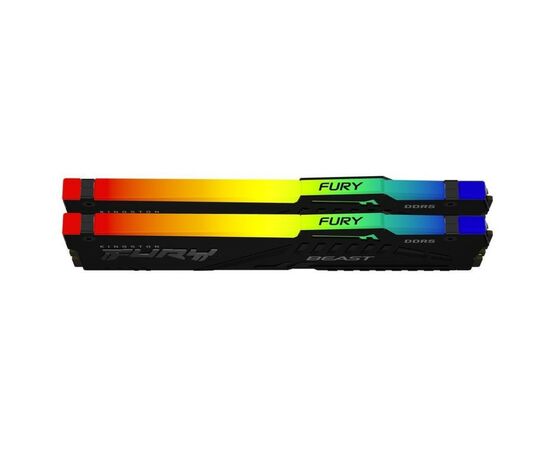 Модуль памяти для компьютера DDR5 64GB (2x32GB) 6000 MHz Beast RGB Kingston Fury (ex.HyperX) (KF560C36BBEAK2-64), изображение 3 Модуль памяти для компьютера DDR5 64GB (2x32GB) 6000 MHz Beast RGB Kingston Fury (ex.HyperX) (KF560C36BBEAK2-64), изображение 3