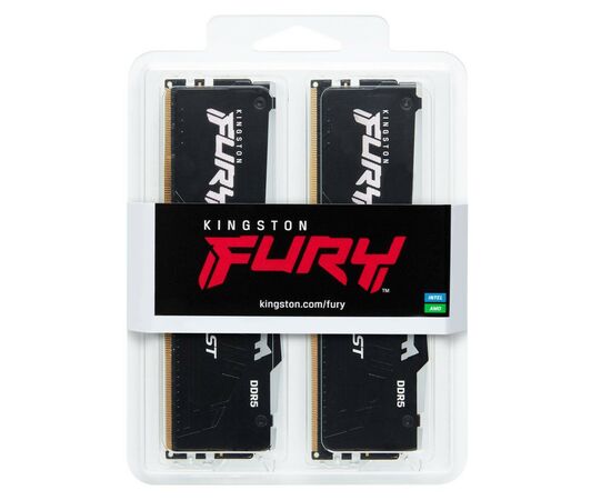 Модуль памяти для компьютера DDR5 64GB (2x32GB) 6000 MHz Beast RGB Kingston Fury (ex.HyperX) (KF560C36BBEAK2-64), изображение 5 Модуль памяти для компьютера DDR5 64GB (2x32GB) 6000 MHz Beast RGB Kingston Fury (ex.HyperX) (KF560C36BBEAK2-64), изображение 5