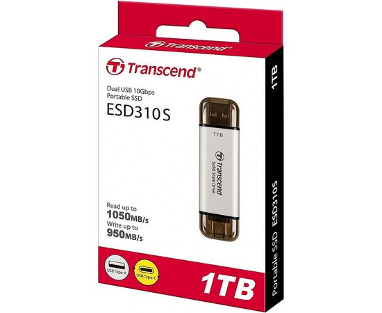 Накопитель SSD USB 3.2 1TB ESD310 Transcend (TS1TESD310S), изображение 4 Накопитель SSD USB 3.2 1TB ESD310 Transcend (TS1TESD310S), изображение 4