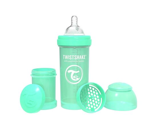 Набір для годування новонароджених Twistshake Value Pack Blue із трьох антиколікових пляшечок 260 мл (78844), зображення 3 Набір для годування новонароджених Twistshake Value Pack Blue із трьох антиколікових пляшечок 260 мл (78844), зображення 3