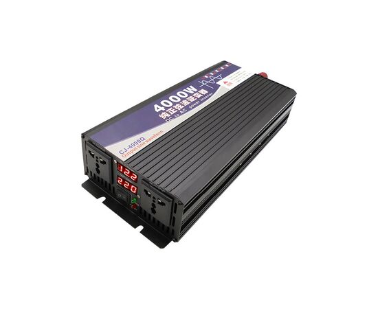 Автомобільний інвертор 12V/220V 2000 Вт, чиста синусоїда Choetech (CJ4000Q-BK-ZX)