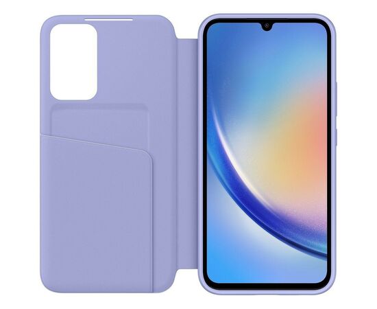 Чехол для мобильного телефона Samsung Smart View Wallet Case Galaxy A34 (A346) Blueberry (EF-ZA346CVEGRU), изображение 4 Чехол для мобильного телефона Samsung Smart View Wallet Case Galaxy A34 (A346) Blueberry (EF-ZA346CVEGRU), изображение 4