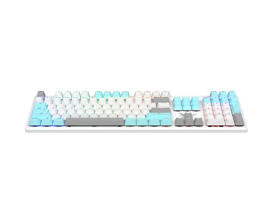 Клавіатура A4Tech Bloody S510R RGB BLMS Switch Red USB Icy White (Bloody S510R Icy White), зображення 3 Клавіатура A4Tech Bloody S510R RGB BLMS Switch Red USB Icy White (Bloody S510R Icy White), зображення 3