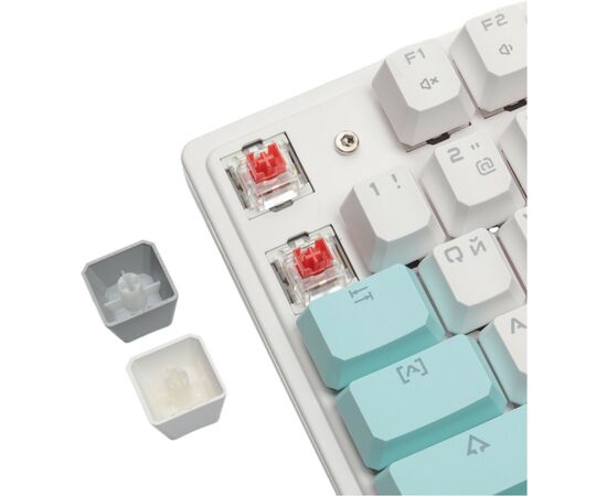 Клавіатура A4Tech Bloody S510R RGB BLMS Switch Red USB Icy White (Bloody S510R Icy White), зображення 6 Клавіатура A4Tech Bloody S510R RGB BLMS Switch Red USB Icy White (Bloody S510R Icy White), зображення 6