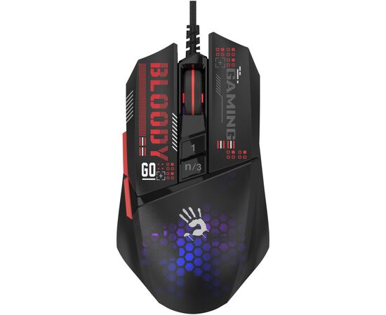 Мишка A4Tech Bloody W60 Max Mini RGB Activated USB Honeycomb (Bloody W60 Max Mini Honeycomb), зображення 3 Мишка A4Tech Bloody W60 Max Mini RGB Activated USB Honeycomb (Bloody W60 Max Mini Honeycomb), зображення 3