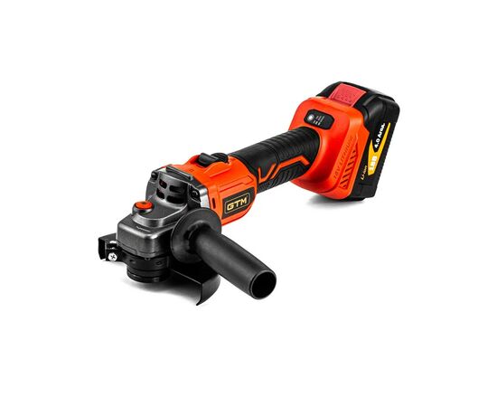 Шлифовальная машина GTM AGC18/125BL, 125мм, 18В, 3000-8500об/мин, 2x4Ah (AGC18/125BL), изображение 2 Шлифовальная машина GTM AGC18/125BL, 125мм, 18В, 3000-8500об/мин, 2x4Ah (AGC18/125BL), изображение 2
