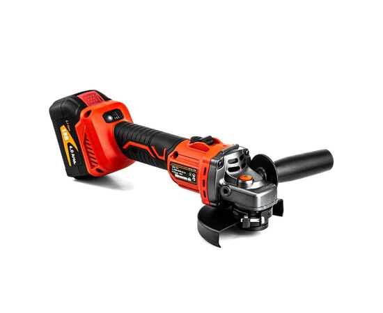 Шлифовальная машина GTM AGC18/125BL, 125мм, 18В, 3000-8500об/мин, 2x4Ah (AGC18/125BL), изображение 4 Шлифовальная машина GTM AGC18/125BL, 125мм, 18В, 3000-8500об/мин, 2x4Ah (AGC18/125BL), изображение 4