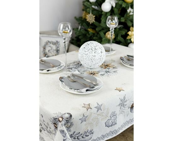 Скатерть Прованс гобеленовая SILVER STAR 135х300см (4823093450073), изображение 4 Скатерть Прованс гобеленовая SILVER STAR 135х300см (4823093450073), изображение 4