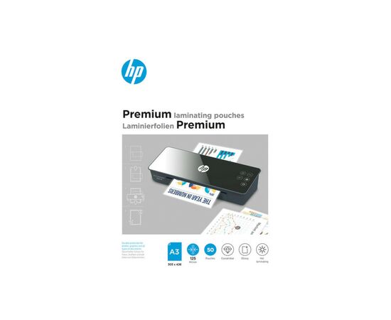 Пленка для ламинирования HP Premium Laminating Pouches, A3, 125 Mic, 303x426, 50 pcs (9127) (838151)