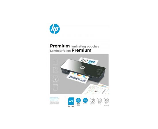 Пленка для ламинирования HP Premium Laminating Pouches, A3, 250 Mic, 303x426, 25 pcs (9128) (838152)