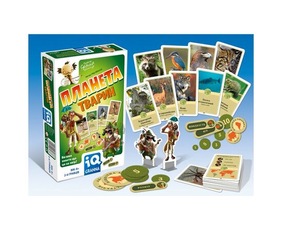 Настільна гра Smart Games IQ Планета тварин (82777), зображення 2 Настільна гра Smart Games IQ Планета тварин (82777), зображення 2