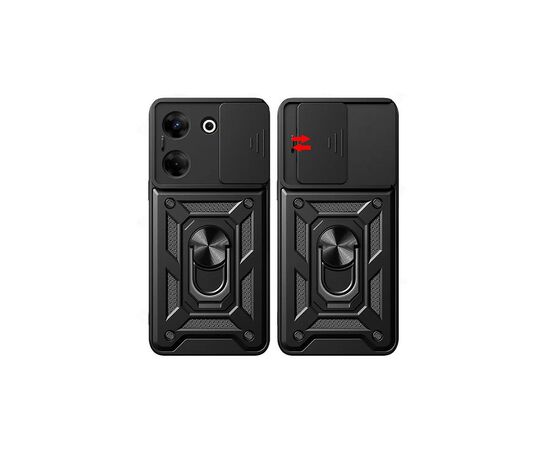 Чехол для мобильного телефона BeCover Military Tecno Camon 20 Pro (CK7n) Black (710003), изображение 3 Чехол для мобильного телефона BeCover Military Tecno Camon 20 Pro (CK7n) Black (710003), изображение 3