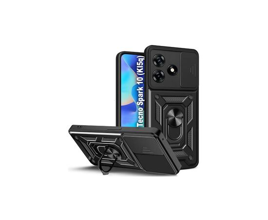 Чехол для мобильного телефона BeCover Military Tecno Spark 10 (KI5q) Black (710002)
