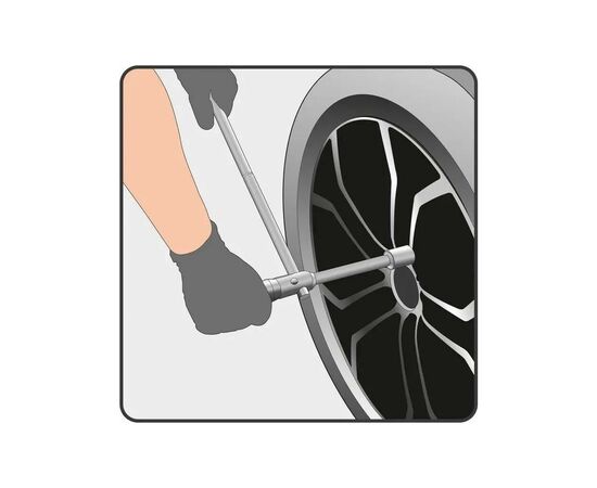 Ключ Yato балонний розбірний 1/2" (YT-08035), зображення 6 Ключ Yato балонний розбірний 1/2" (YT-08035), зображення 6