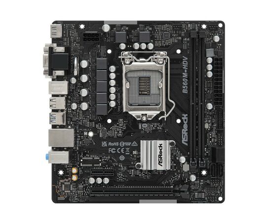 Материнская плата ASRock B560M-HDV R3.0, изображение 2 Материнская плата ASRock B560M-HDV R3.0, изображение 2