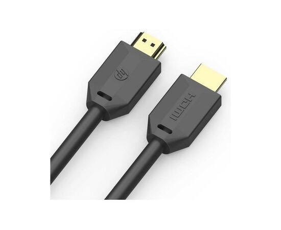 Кабель мультимедийный HDMI to HDMI 1.0m V2.0 4K60Hz HP (DHC-HD01-01M), изображение 2 Кабель мультимедийный HDMI to HDMI 1.0m V2.0 4K60Hz HP (DHC-HD01-01M), изображение 2