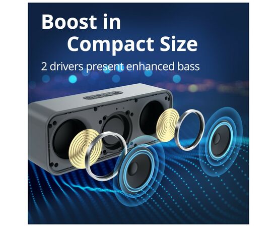 Акустическая система Tronsmart T2 mini 2023 Black (985906), изображение 2 Акустическая система Tronsmart T2 mini 2023 Black (985906), изображение 2