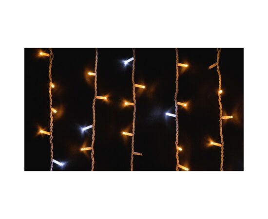 Гірлянда Delux ICICLE 108LED 2x1 м Білий flash Жовтий/Білий IP44 (90015179)