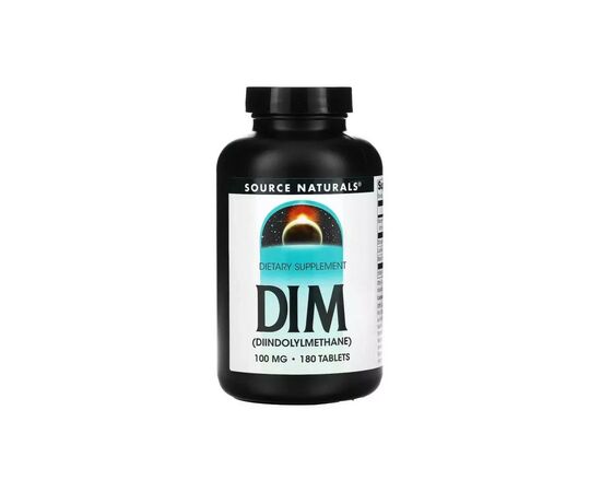 Витаминно-минеральный комплекс Source Naturals Дииндолилметан, 100мг, DIM, 180 таблеток (SNS-02044)