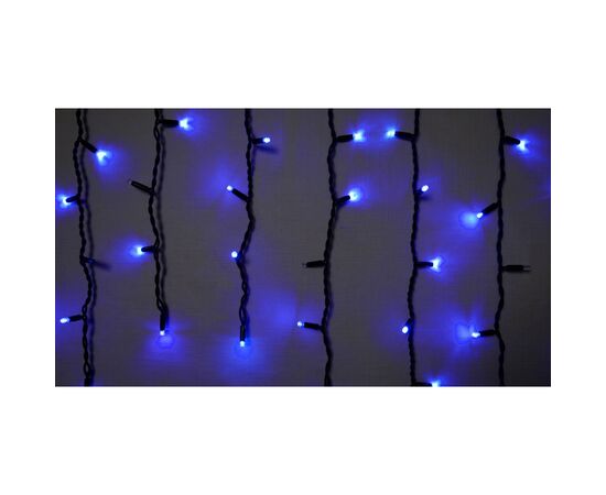 Гірлянда Delux ICICLE 75 LED 2 x 0.7 м IP44 EN Синій/черный (90016593)