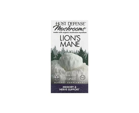 Травы Fungi Perfecti Ежовик гребенчатый, Поддержка памяти и нервов, Lion's Mane, (FPI-03163), изображение 2 Травы Fungi Perfecti Ежовик гребенчатый, Поддержка памяти и нервов, Lion's Mane, (FPI-03163), изображение 2