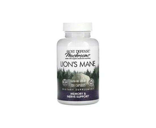 Травы Fungi Perfecti Ежовик гребенчатый, Поддержка памяти и нервов, Lion's Mane, (FPI-03163)