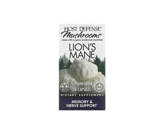 Травы Fungi Perfecti Ежовик гребенчатый, Поддержка памяти и нервов, Lion's Mane, (FPI-03161), изображение 2 Травы Fungi Perfecti Ежовик гребенчатый, Поддержка памяти и нервов, Lion's Mane, (FPI-03161), изображение 2