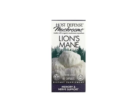 Травы Fungi Perfecti Ежовик гребенчатый, Поддержка памяти и нервов, Lion's Mane, (FPI-03162), изображение 2 Травы Fungi Perfecti Ежовик гребенчатый, Поддержка памяти и нервов, Lion's Mane, (FPI-03162), изображение 2