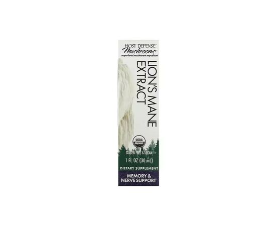 Травы Fungi Perfecti Ежовик гребенчатый, экстракт в каплях, Lion's Mane Extract, 30 мл (FPI-05161)