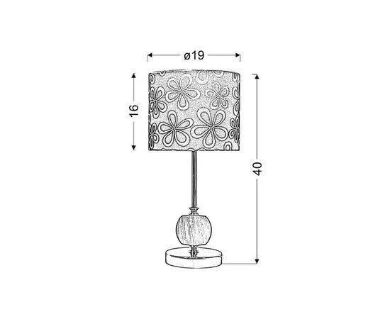 Настольная лампа Candellux 41-34724 CORT (41-34724), изображение 2 Настольная лампа Candellux 41-34724 CORT (41-34724), изображение 2