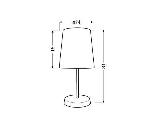 Настільна лампа Candellux 41-98262 GALA (41-98262), зображення 2 Настільна лампа Candellux 41-98262 GALA (41-98262), зображення 2