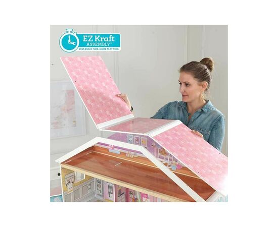 Ігровий набір KidKraft Ляльковий будиночок Grand View Mansion Dollhouse з системою легкого збирання EZ Kraft Assembly (65954), зображення 6