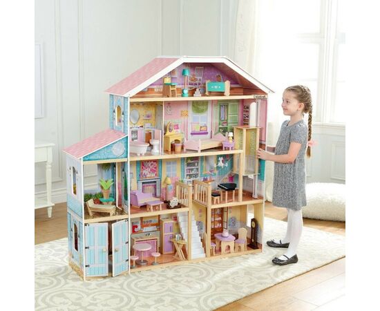 Ігровий набір KidKraft Ляльковий будиночок Grand View Mansion Dollhouse з системою легкого збирання EZ Kraft Assembly (65954), зображення 7