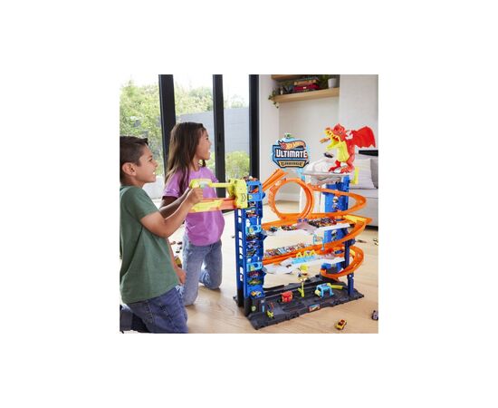 Автотрек Hot Wheels Легендарный гараж (HKX48), изображение 10 Автотрек Hot Wheels Легендарный гараж (HKX48), изображение 10